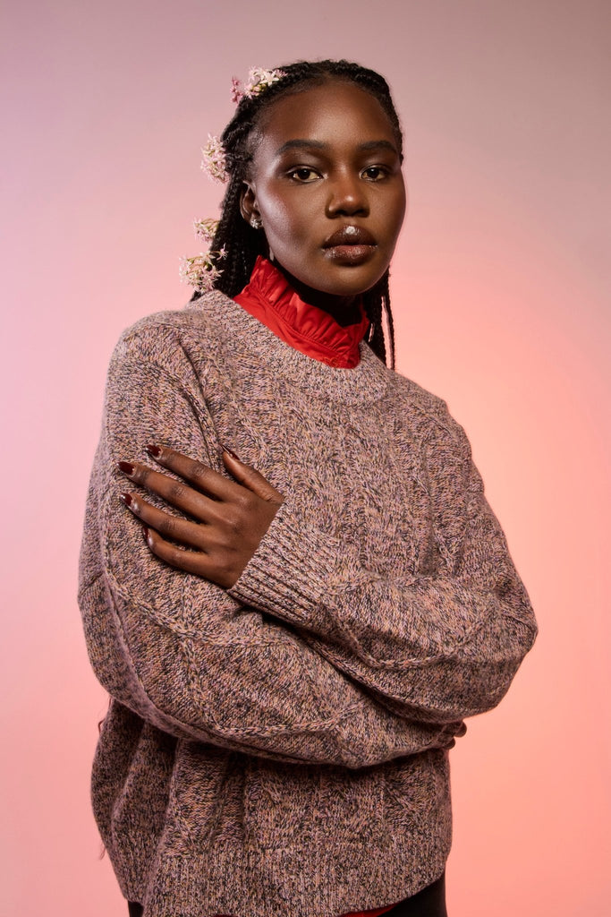 Reverie Cable Knit Jumper - Obus Online