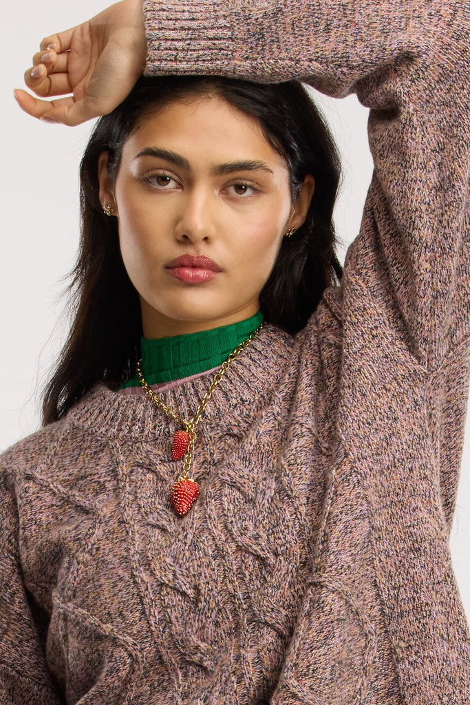 Reverie Cable Knit Jumper - Obus Online