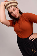 Traveller Button Through Tee