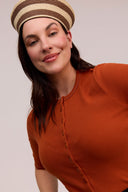 Traveller Button Through Tee