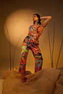 Saraeva Wide Leg Jumpsuit - Obus Online