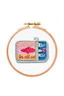 Sardines Tin Embroidery Kit