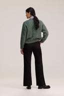Second Nature Cable Knit Cardigan - Obus Online