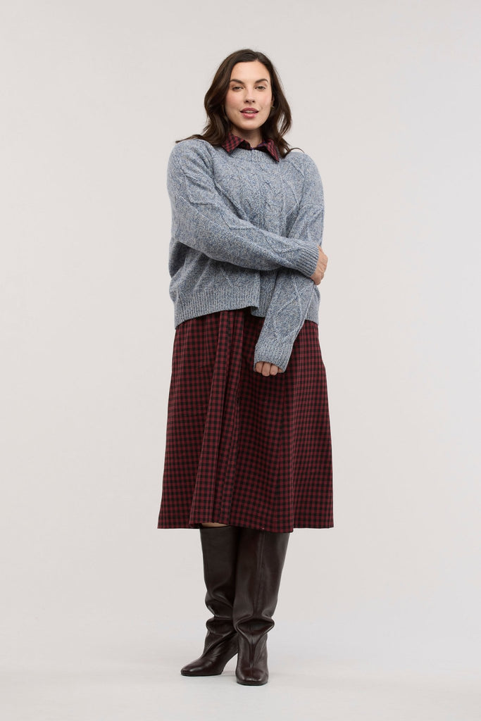 Solstice Cable Knit Jumper - Obus Online