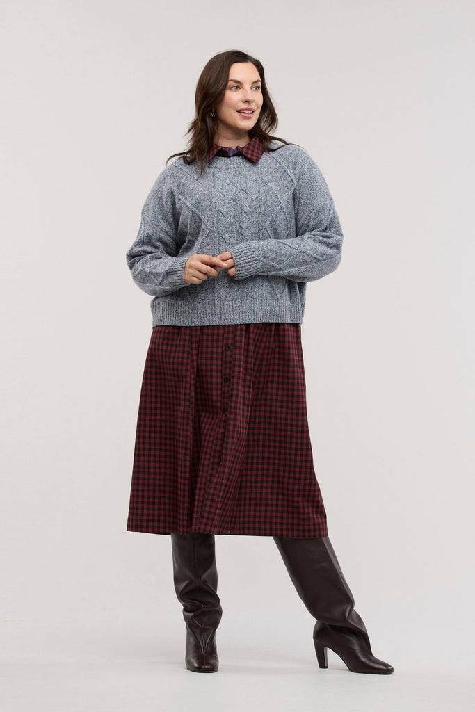 Solstice Cable Knit Jumper - Obus Online