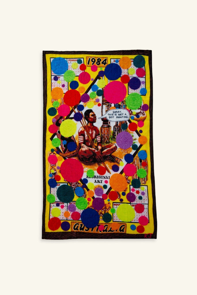 Sorry, This Is Not A Dot Painting Tea Towel x Kait James - Obus Online