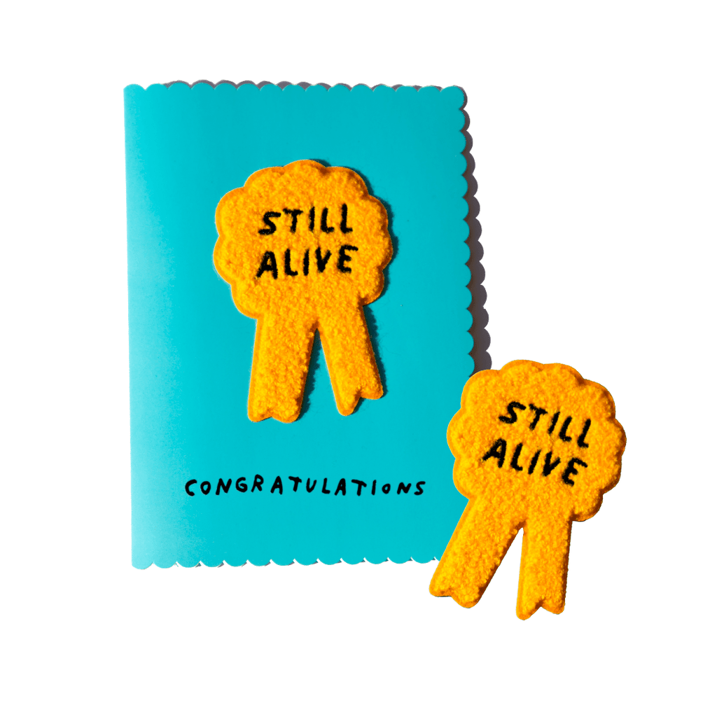 Still Alive Chenille Patch Gift Card x Adam JK - Obus Online
