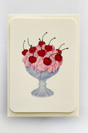 Strawberry Chantilly Cream Greeting Card - Obus Online