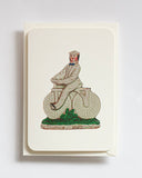 The Bicyclist Greeting Card - Obus Online