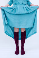 Tightology Dotty Long Cotton Sock