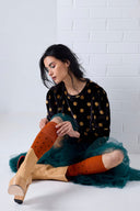 Tightology Dotty Long Merino Sock - Obus Online