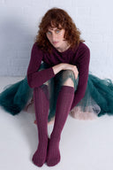 Tightology Long Rib Merino Sock