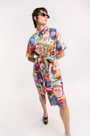 Travel Club Shirt Dress