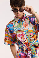 Travel Club Shirt Dress