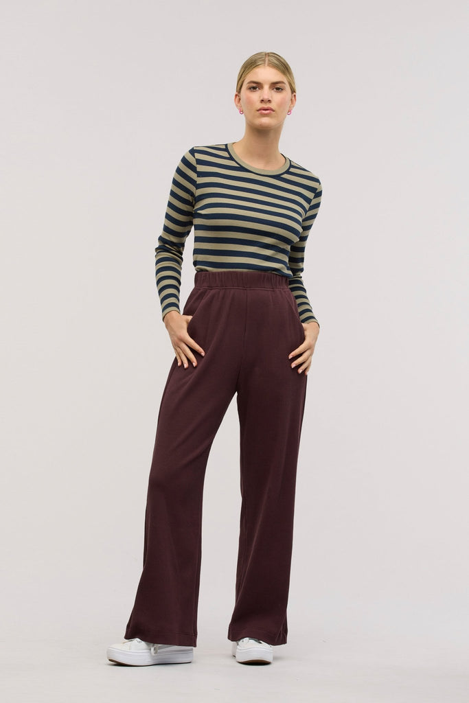 Traveller Crew Neck Rib Top - Obus Online