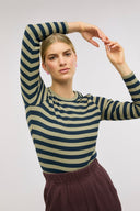 Traveller Crew Neck Rib Top - Obus Online