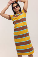 Traveller Longline T-Shirt Dress - Obus Online