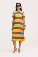 Traveller Longline T-Shirt Dress - Obus Online