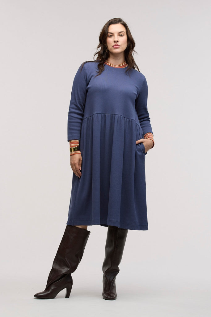 Traveller Luxe Rib Dress - Obus Online