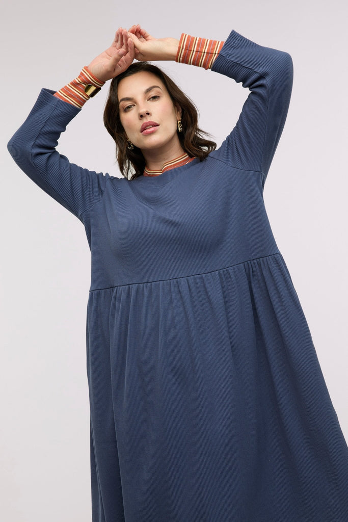 Traveller Luxe Rib Dress - Obus Online