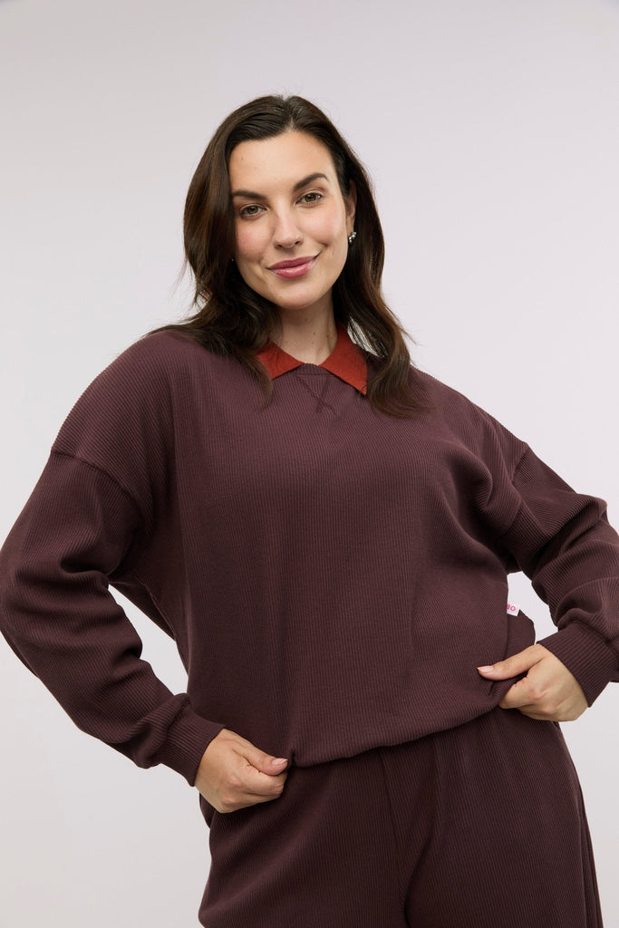 Traveller Luxe Rib Sweater - Obus Online