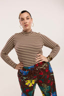 Traveller Rib Mock Neck Top - Obus Online