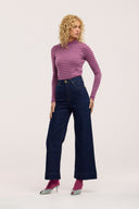 Traveller Rib Mock Neck Top - Obus Online