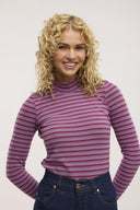 Traveller Rib Mock Neck Top - Obus Online