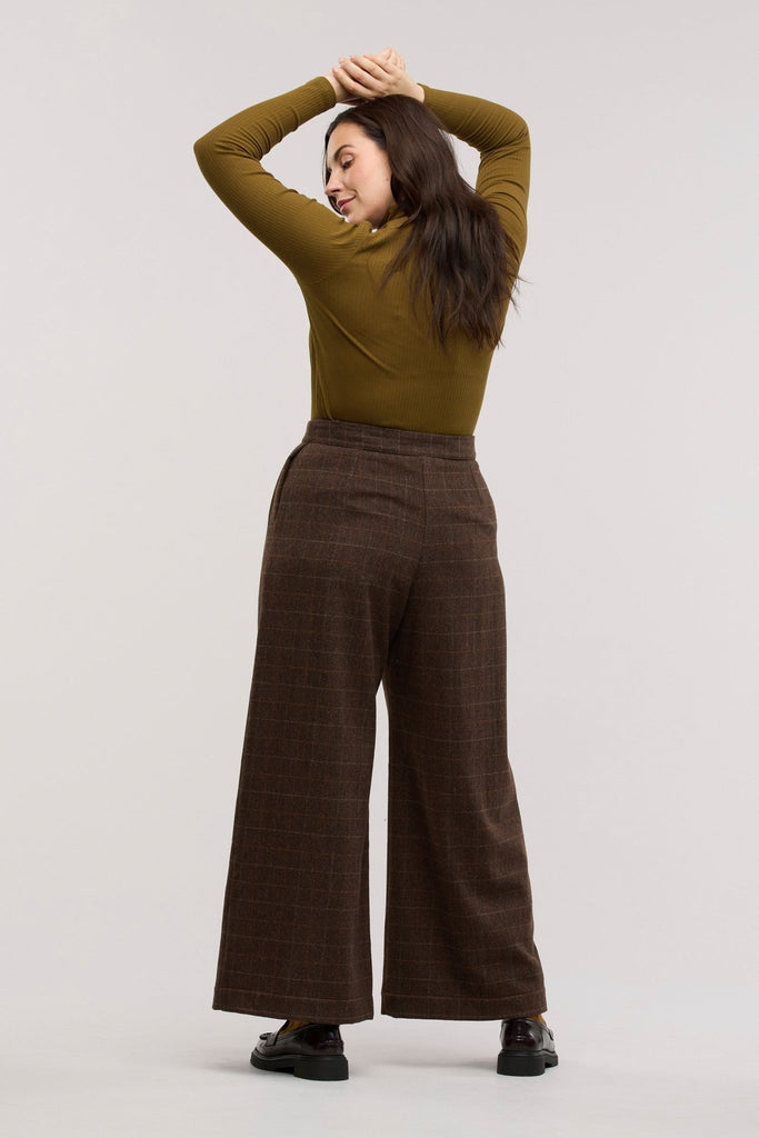 Traveller Rib Roll Neck Top - Obus Online