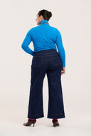 Traveller Rib Roll Neck Top - Obus Online