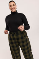 Traveller Rib Roll Neck Top - Obus Online