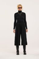Traveller Rib Roll Neck Top - Obus Online