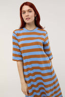 Traveller Stripe Midi Dress - Obus Online