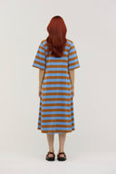 Traveller Stripe Midi Dress - Obus Online