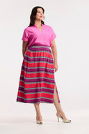 Traveller Stripe Skirt - Obus Online