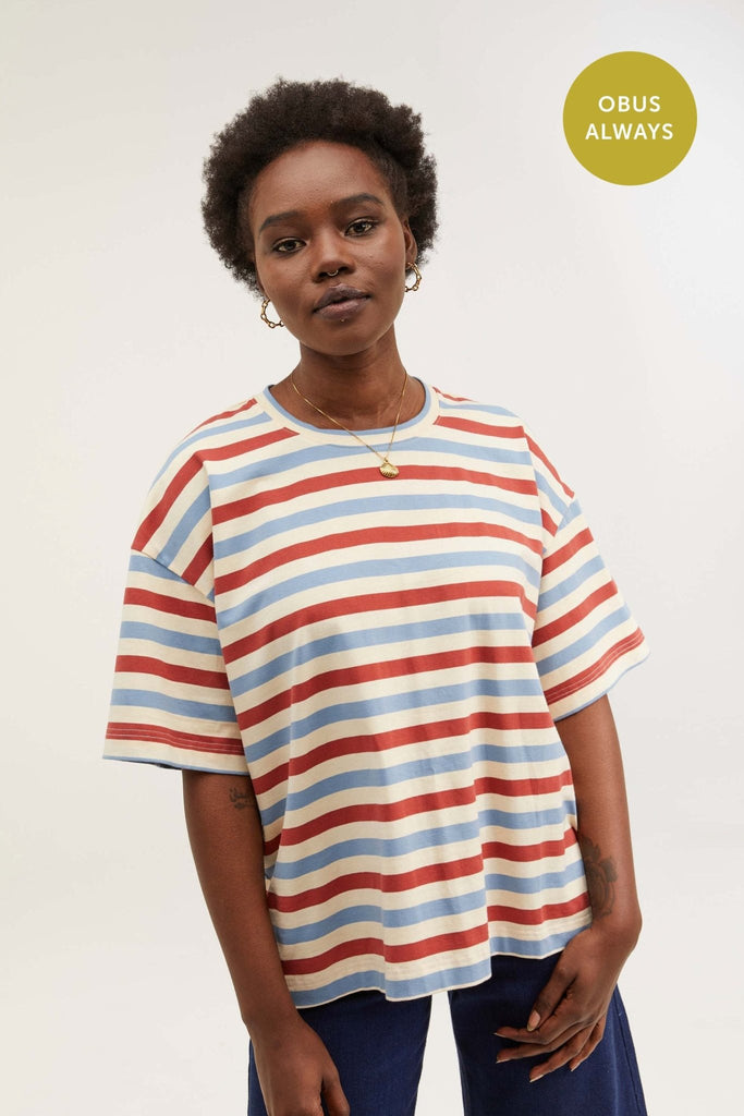 Traveller Stripe Tee - Obus Online
