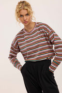 Traveller Stripe Top - Obus Online