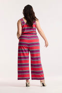 Traveller Stripe Wide Leg Jumpsuit - Obus Online