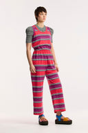 Traveller Stripe Wide Leg Jumpsuit - Obus Online
