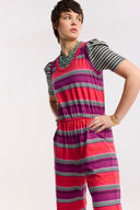 Traveller Stripe Wide Leg Jumpsuit - Obus Online
