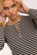Traveller Waffle Henley Top - Obus Online