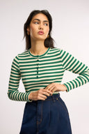 Traveller Waffle Henley Top - Obus Online