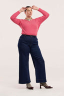 Traveller Waffle Henley Top - Obus Online