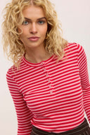 Traveller Waffle Henley Top - Obus Online
