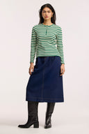 Traveller Waffle Henley Top - Obus Online
