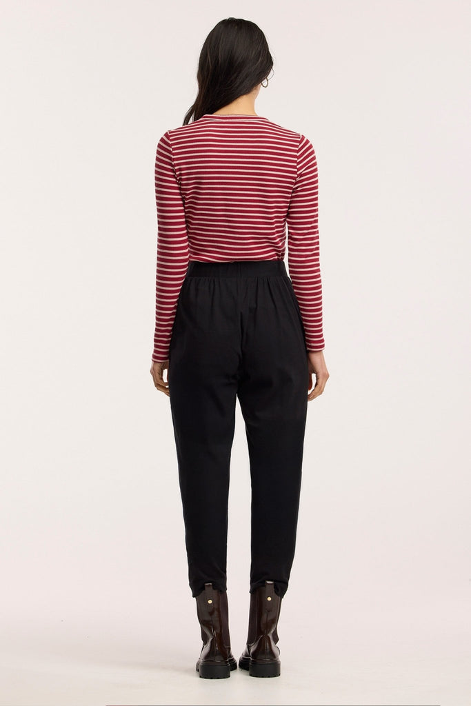 Traveller Waffle Henley Top - Obus Online