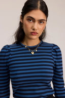 Traveller Waffle Puff Sleeve Top - Obus Online
