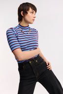 Traveller Waffle Stripe Tee - Obus Online