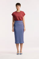 Traveller Waffle Stripe Tube Skirt - Obus Online