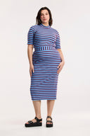 Traveller Waffle Stripe Tube Skirt - Obus Online